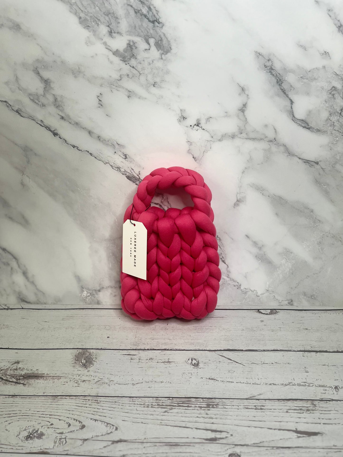 LUXEREE MADE Mini Trelawny Purse- Strawberry