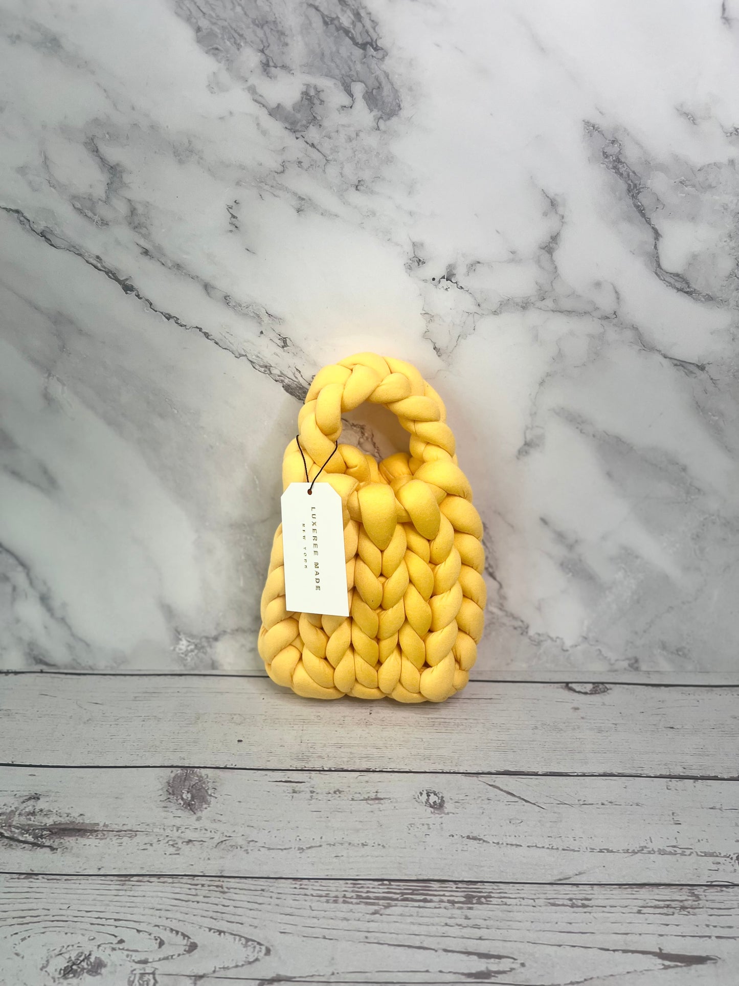 LUXEREE MADE Mini Trelawny Purse- Mango Lemonade