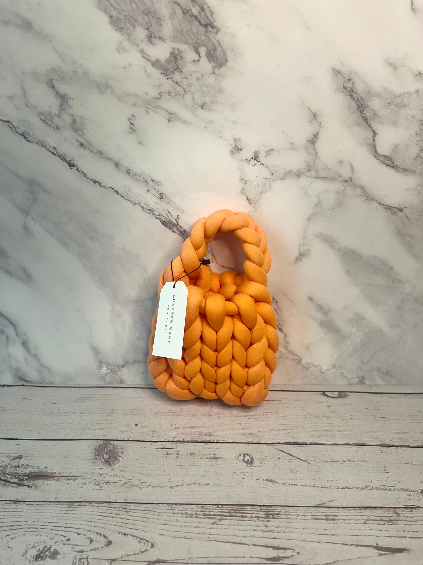 LUXEREE MADE Mini Trelawny Purse- Citrus Soleil