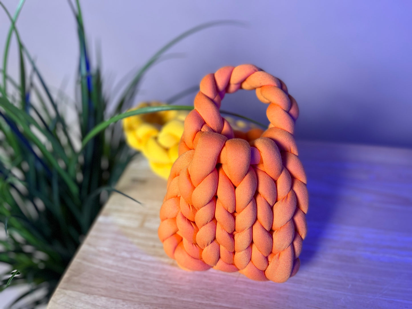 LUXEREE MADE Mini Trelawny Purse- Citrus Soleil